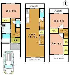 京都市右京区梅津林口町の一戸建て