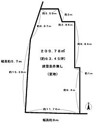 京都市右京区梅津中村町の土地
