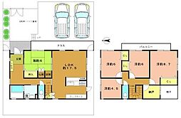 京都市西京区大枝北福西町2丁目の一戸建て