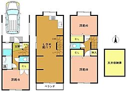 京都市右京区梅津開キ町の一戸建て