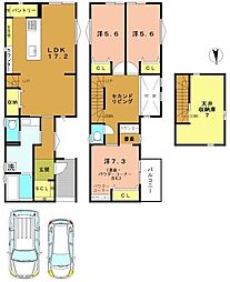 京都市西京区桂坤町の一戸建て