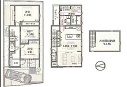 京都市西京区桂坤町の一戸建て