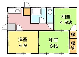 浅沼町貸家　東3番 3