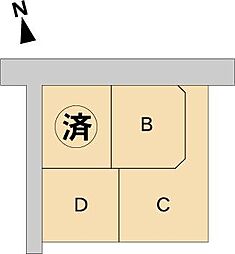 出流原町分譲地　4区画　D