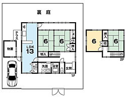 桃山与五郎町の貸家