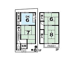 京都市山科区安朱馬場ノ西町の一戸建て