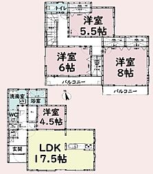 千葉市稲毛区園生町の一戸建て