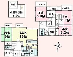 千葉市若葉区千城台南３丁目の一戸建て