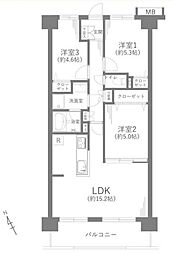 コスモ朝霞台　2階部分