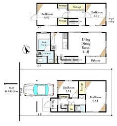 板橋区舟渡２丁目の一戸建て