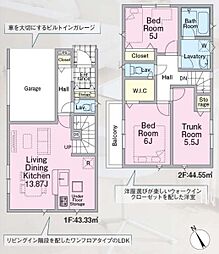 朝霞市溝沼３丁目の一戸建て