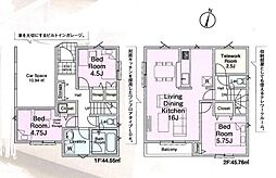 板橋区赤塚２丁目の一戸建て