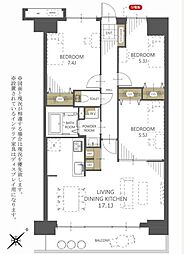 エクレール武蔵野ヒルズB棟