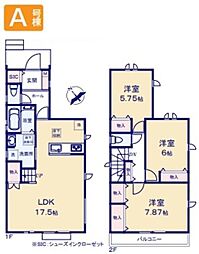 青梅河辺町全1棟A号棟