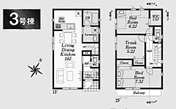 クレイドルガーデン福生市加美平第11全3棟　3号棟
