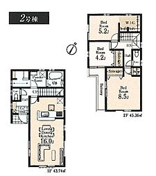 リーブルガーデン青梅市末広町全2棟　2号棟