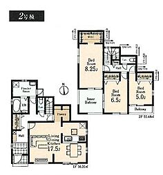 リーブルガーデン瑞穂箱根ヶ崎池廻り第4全2棟2号棟