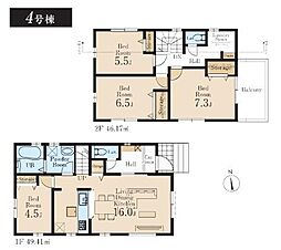 リーブルガーデンあきる野上代継全6棟　4号棟