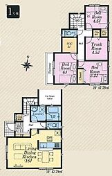 クレイドルガーデン福生市熊川第44全4棟1号棟