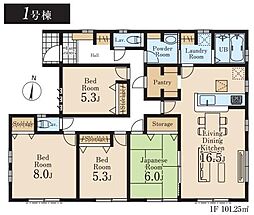 リーブルガーデン青梅千ヶ瀬町第2全1棟1号棟