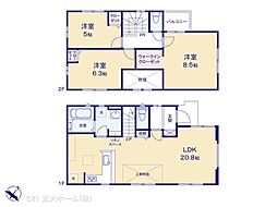 松戸市三矢小台４丁目の一戸建て