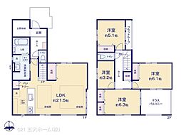 流山市松ケ丘６丁目の一戸建て
