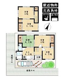 奈良市山陵町の一戸建て