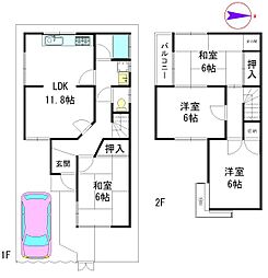 奈良市出屋敷町の一戸建て