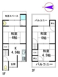 京都市伏見区深草越後屋敷町の一戸建て