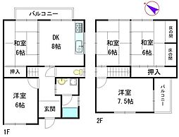 奈良市三松２丁目の一戸建て