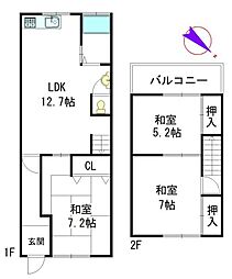 生駒市俵口町の一戸建て