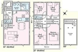 府中市日新町4丁目新築戸建5号棟