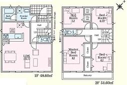 府中市日新町4丁目新築戸建6号棟