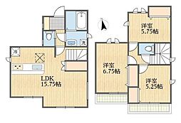 稲城市矢野口　完成済み新築戸建　Ｂ号棟　3ＬＤＫ