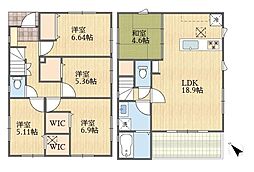 稲城市坂浜新築戸建4号棟　2026年9月完成予定　4SLDK