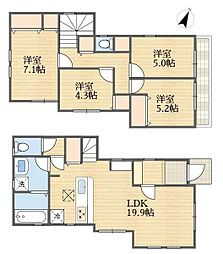 稲城市坂浜新築戸建1号棟　4LDK　ZEH水準省エネ住宅
