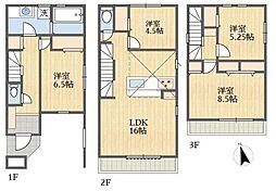 稲城市東長沼新築戸建　2号棟　2階リビング　4LDK