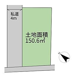 稲城市東長沼　古屋付き売地　建築条件なし