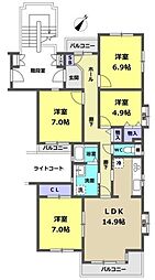 グリーンヒル貝取−1　2号棟