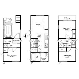 横浜市港北区新吉田東８丁目の一戸建て