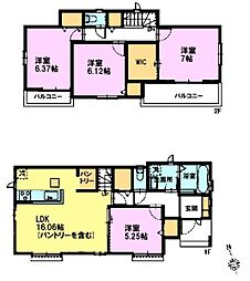 鎌ケ谷市北中沢３丁目の一戸建て