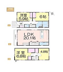 市川市相之川1丁目　2号棟