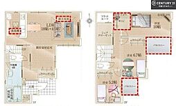 富里市日吉台1丁目　1号棟