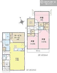鎌ケ谷市東初富2丁目　Ｄ号棟