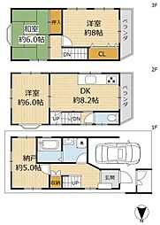 高槻市野田３丁目の一戸建て