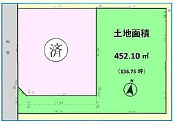 東松山市西本宿　売地　2区画　残り1区画