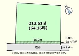 東松山市松葉町2丁目　売地