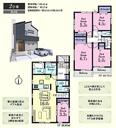 川越市かすみ野第2　新築分譲住宅　全2棟