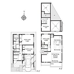 世田谷区奥沢１丁目の一戸建て