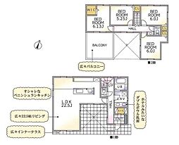 綾瀬市落合南４丁目の一戸建て